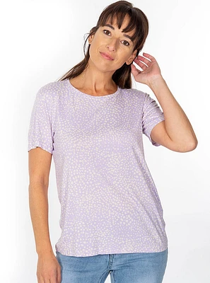 T-shirt en viscose à motifs | 3 couleurs