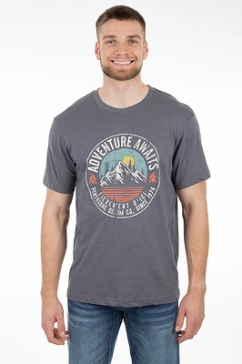 T-shirt imprimé à l'aventure