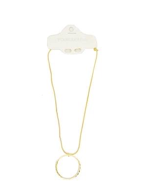Collier avec anneau