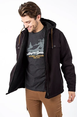 Manteau de travail doublé en sherpa | 2 couleurs
