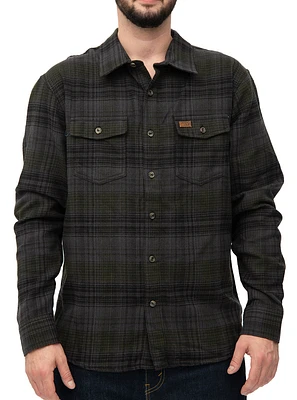 Chemise en flanelle motif à carreaux | Pentagone