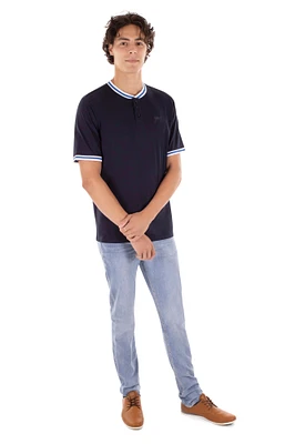 Jean étroit taille régulière polyester REPREVE | 3 couleurs