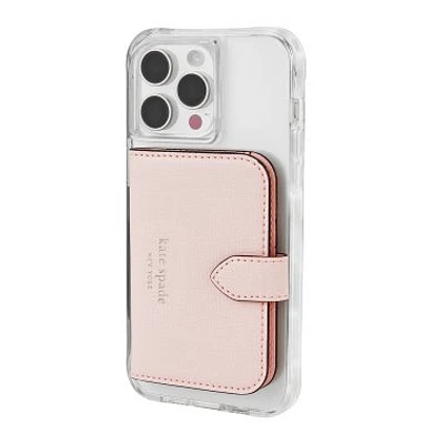 Portefeuille magnétique universel Kate Spade Morgan - Rose craie 