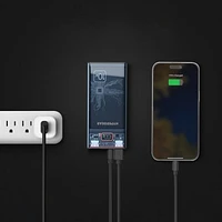 HyperGear 10000mAh Transparent 20W Single Port USB-C + 18W Dual Port USB-A Portable Power Bank