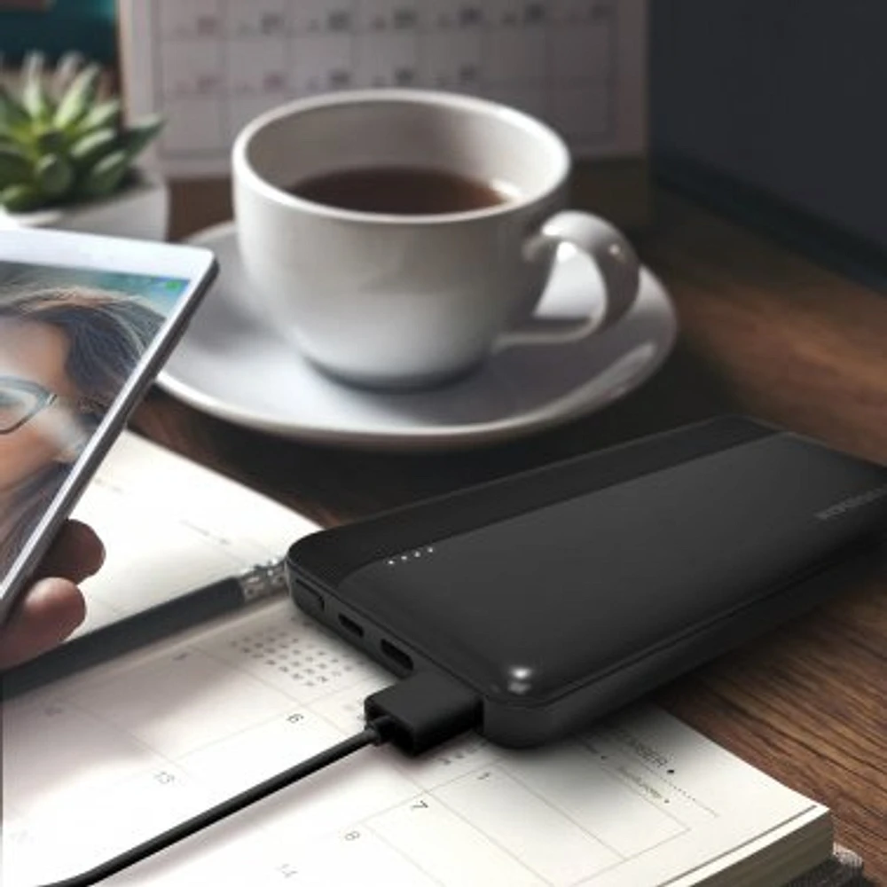 HyperGear 10000mAh 20W Single Port USB-C + 18W Single Port USB-A Portable Power Bank