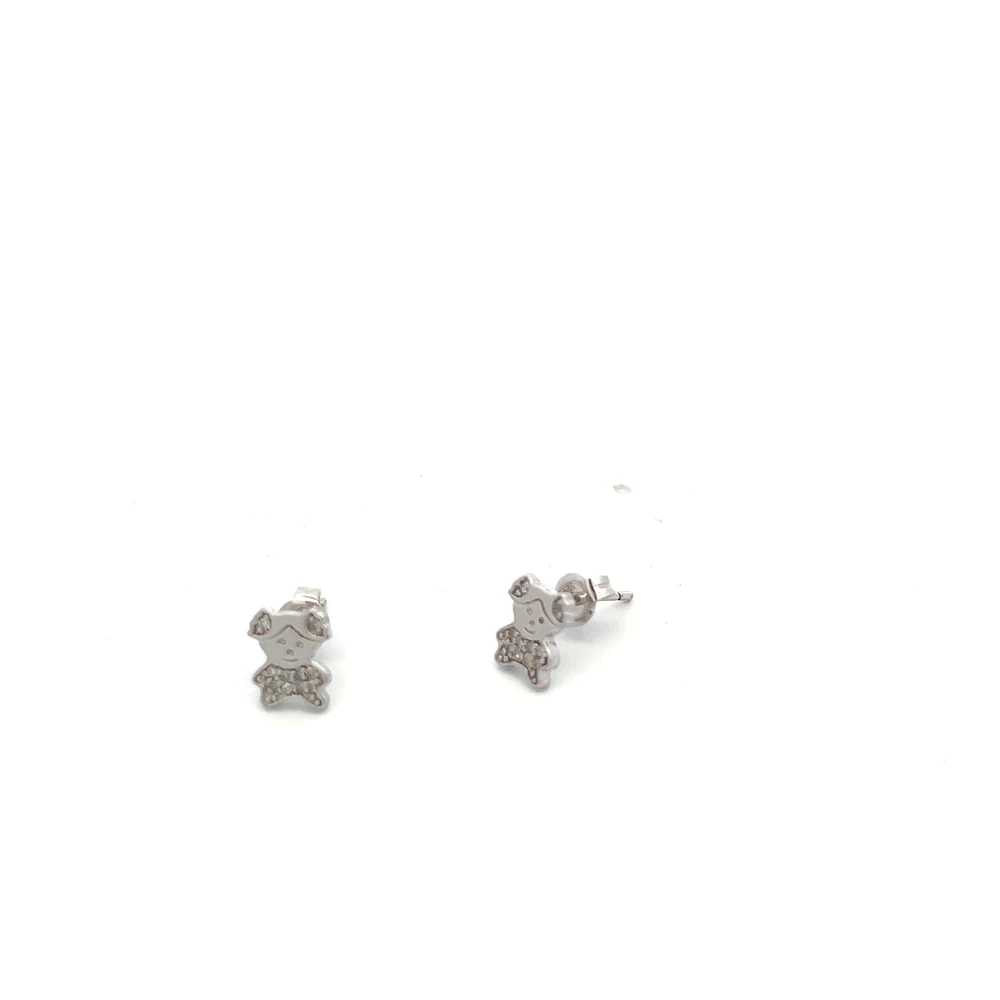 Girl with Pigtails Stud Earrings
