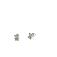 Girl with Pigtails Stud Earrings