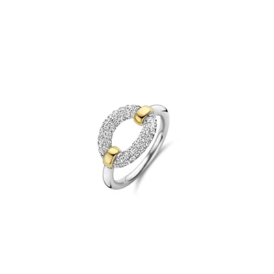 Classic Edge Pave Ring