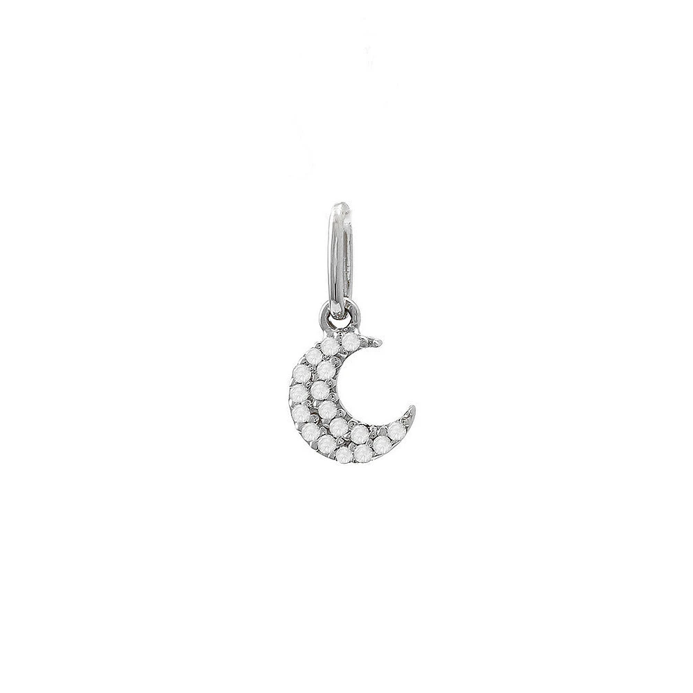 Mini Moon Diamond Pendant