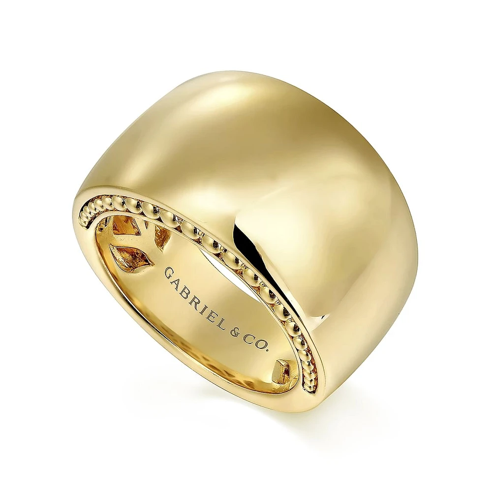 Wide Smooth Ring