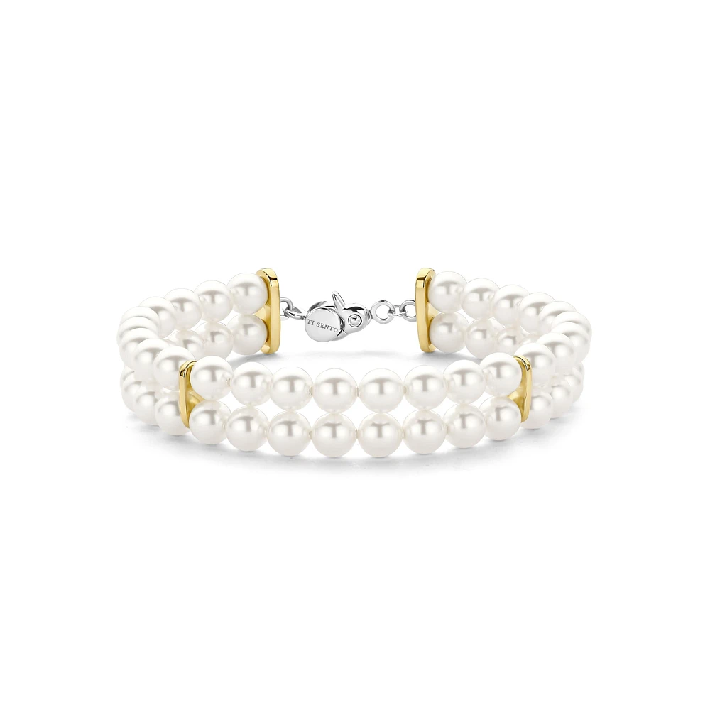 Pearls Double Bracelet