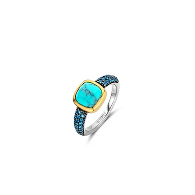 Cushion Turquoise Small Ring