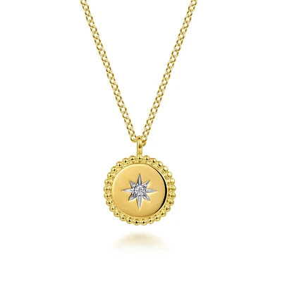 Starburst Diamond Center Necklace
