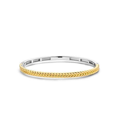 Braid Golden Bangle Bracelet