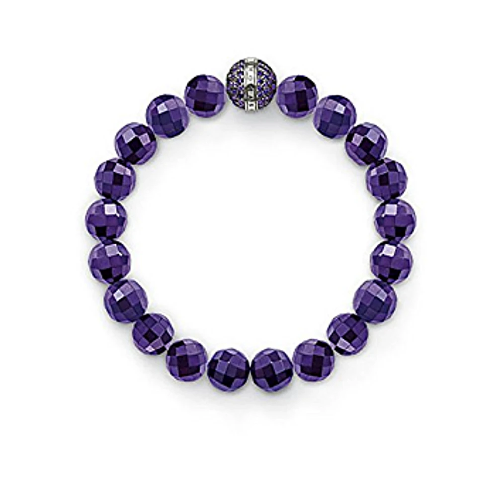 Purple Bead Bracelet