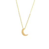 Gold Moon Necklace