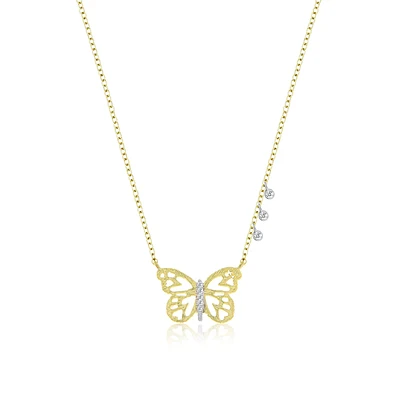 Butterfly Diamond Necklace