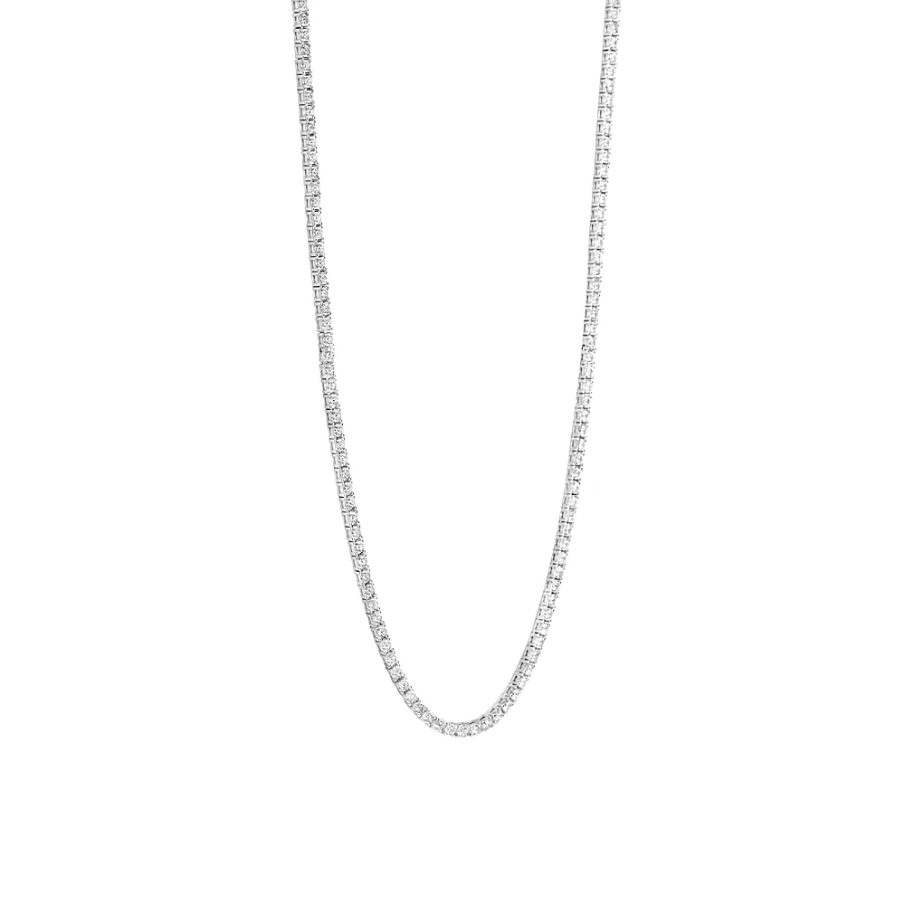 Sparkling Tennis Necklace 3MM - 17.7''