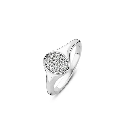 Pave Signet Ring