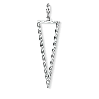 Sparkling Triangle Charm
