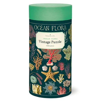 Vintage Puzzle - Ocean Flora, 1,000 Pieces
