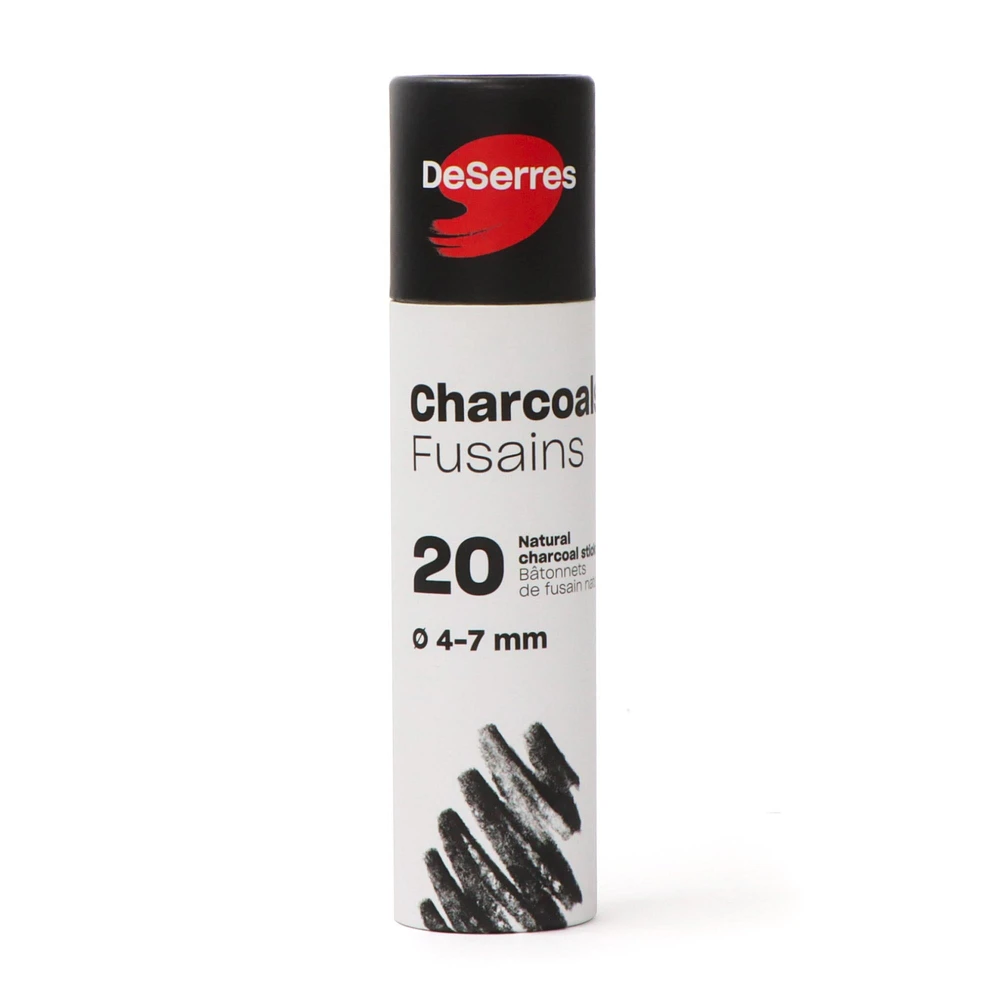 20-Pack Willow Charcoal Sticks