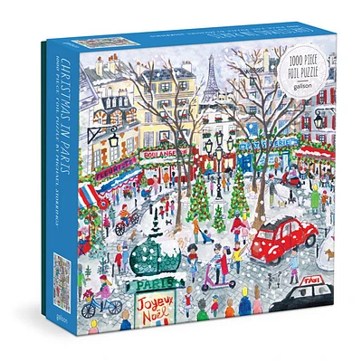 Foil Puzzle - Christmas in Paris, 1,000 Pieces