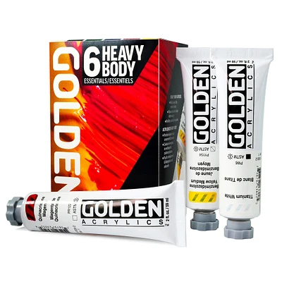 Heavy Body Acrylic Essentials Kit - 6 Pieces