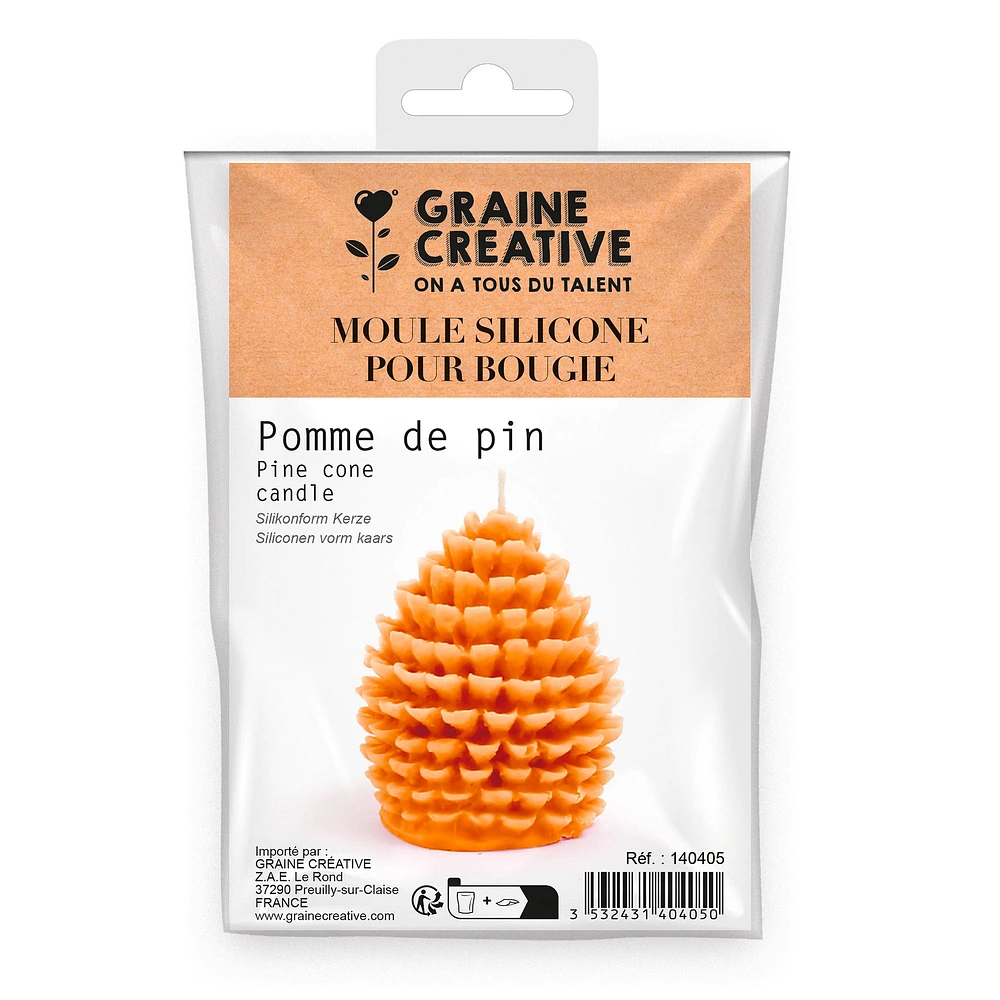 Moule pour bougie en silicone