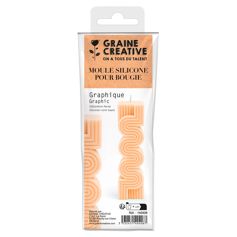 Moule pour bougie en silicone