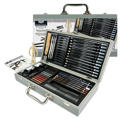 Deluxe Sketching Artist Kit - 58 Pieces