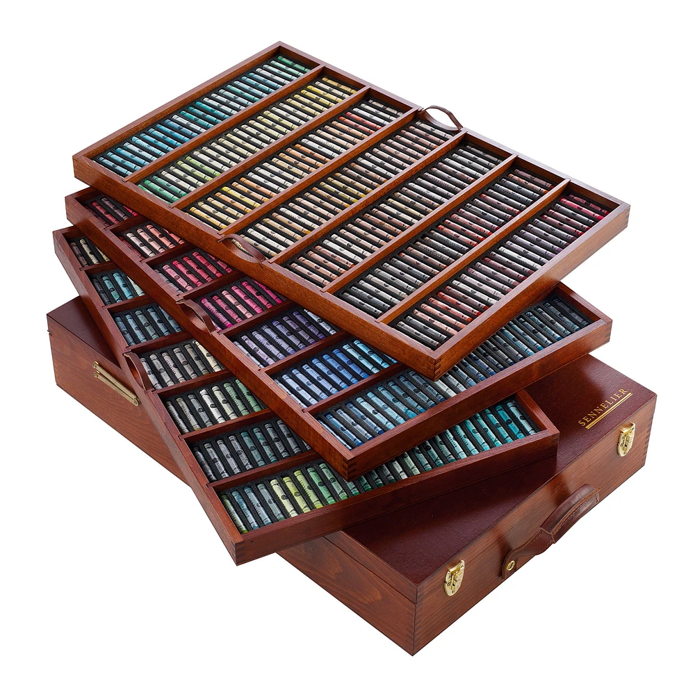 Ensemble pastels à l'écu - 525 pièces