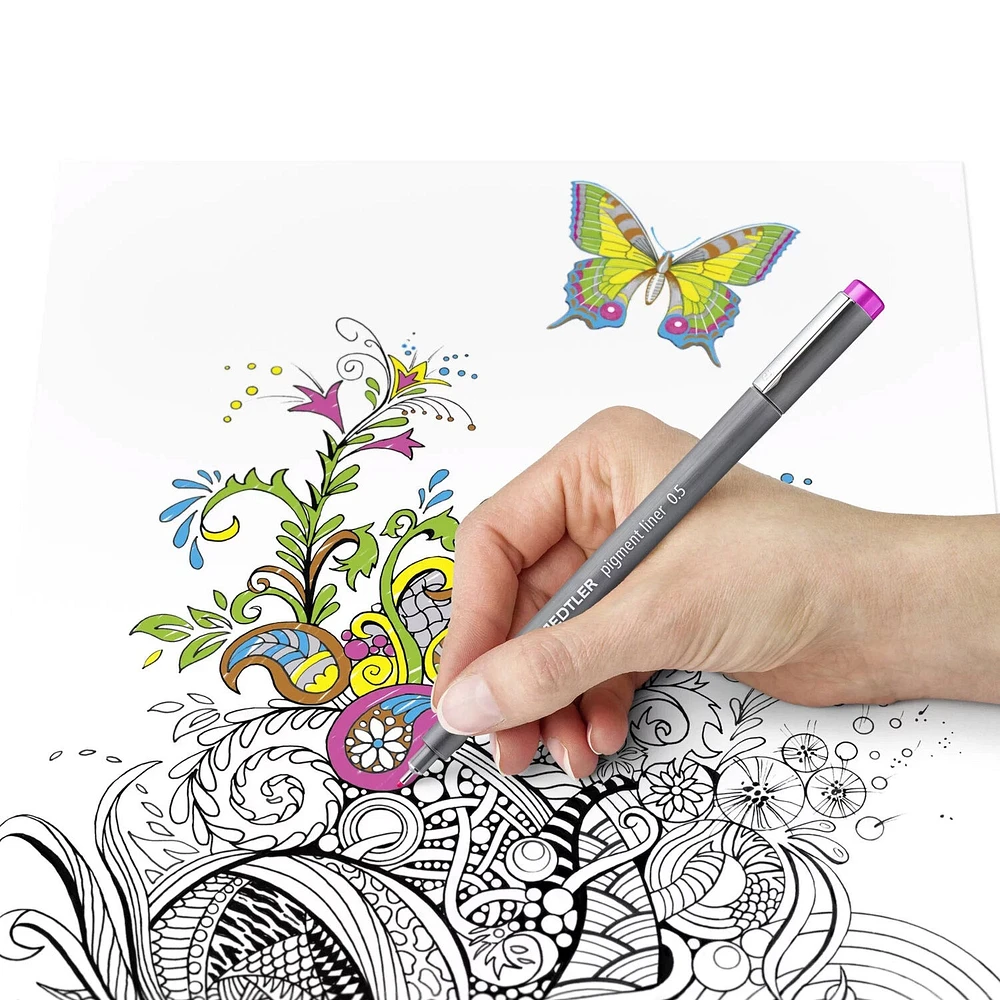 Pigment Liners - Black, 6 Pieces