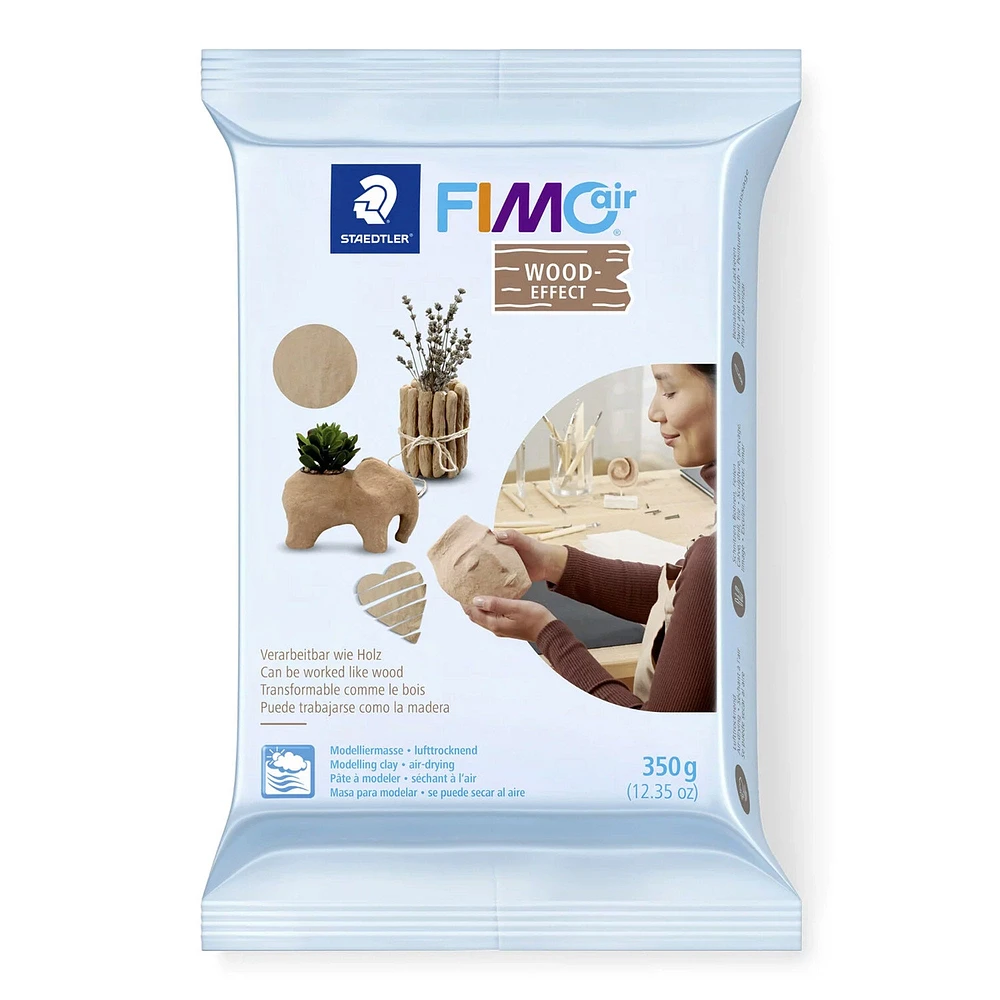 Pâte à modeler FIMOair effet bois - 350 g