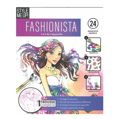 Fashionista - L'art de l'aquarelle - French Ed.