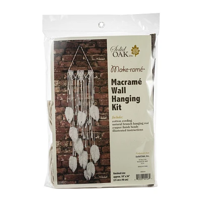 Macramé Wall Hanging Kit - Feathers