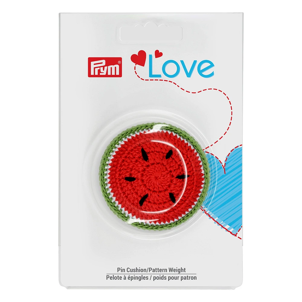Pin Cushion Pattern Weight - Melon