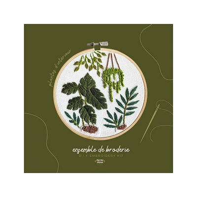 DIY Embroidery Kit - Indoor Plants