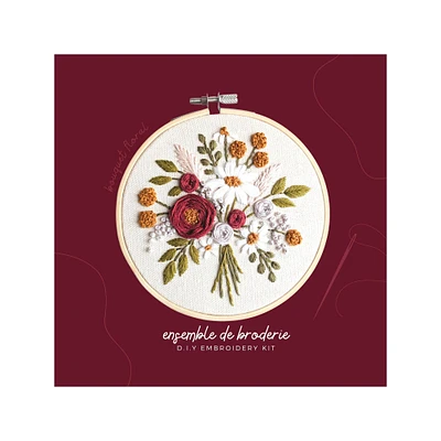 DIY Embroidery Kit - Floral Bouquet