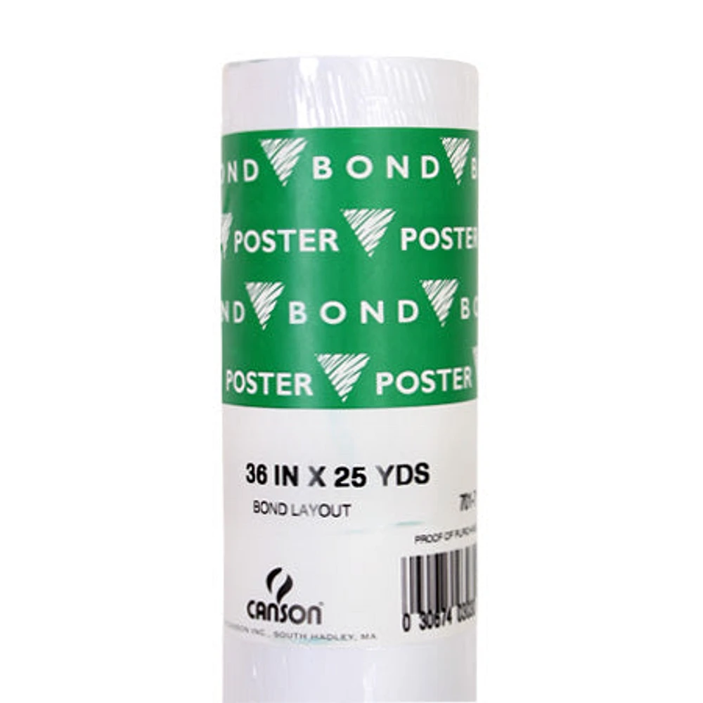 Rouleau de papier bond