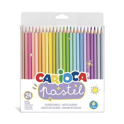 24-Pack Coloured Pencils - Pastel