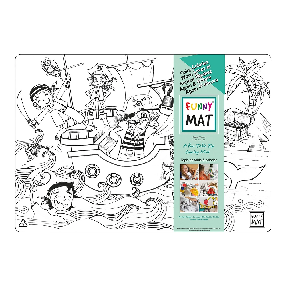 Funny Mat Colouring Placemat