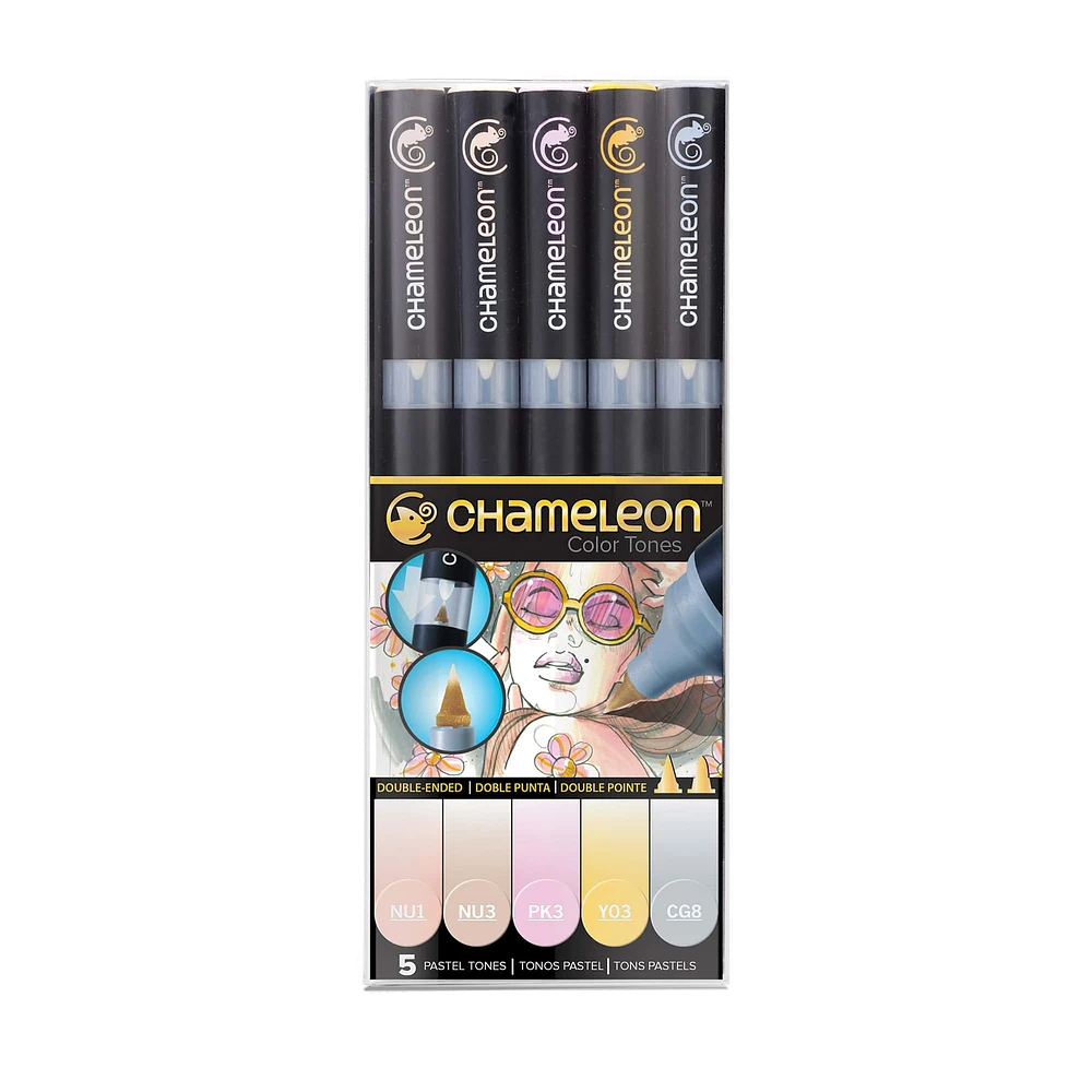 Ensemble de 5 marqueurs Chameleon
