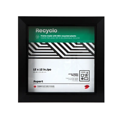 Recyclo™ Rupert Shadowbox Frame - Black