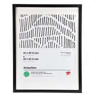 Recyclo™ Knowlton Gallery Photo Frame - Black