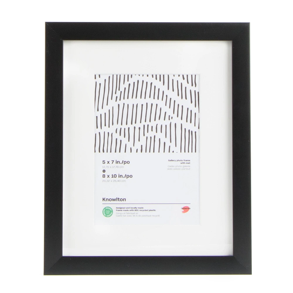 Recyclo™ Knowlton Gallery Photo Frame - Black