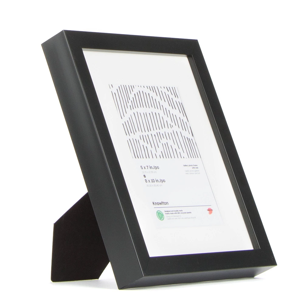 Recyclo™ Knowlton Gallery Photo Frame - Black