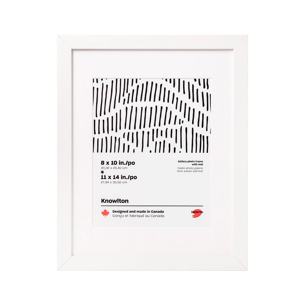 Recyclo™ Knowlton Gallery Photo Frame - White