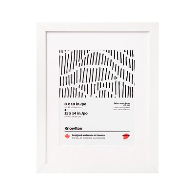 Recyclo™ Knowlton Gallery Photo Frame - White