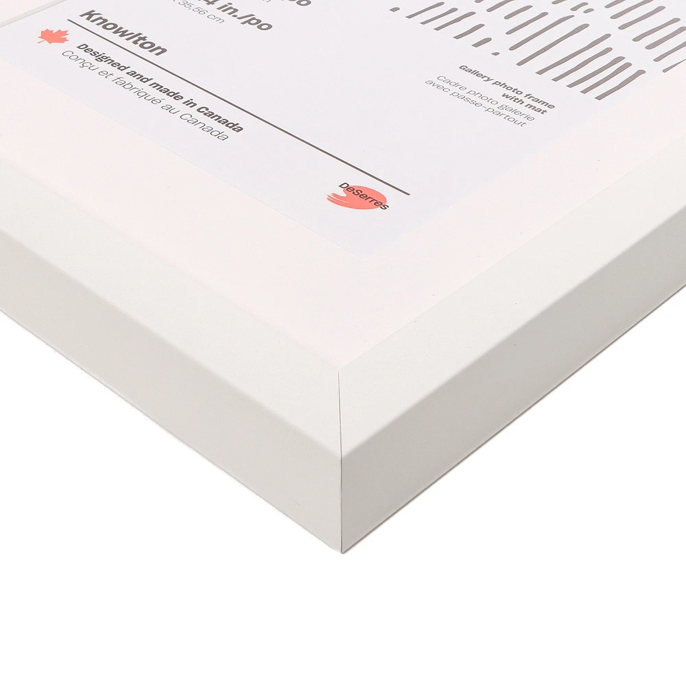 Recyclo™ Knowlton Gallery Photo Frame - White